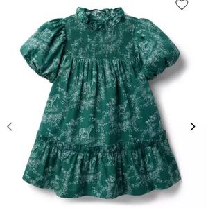 Janie and Jack Floral Equestrian Dress